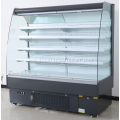 Supermarket fruit and vegetable open display cooler cabinet